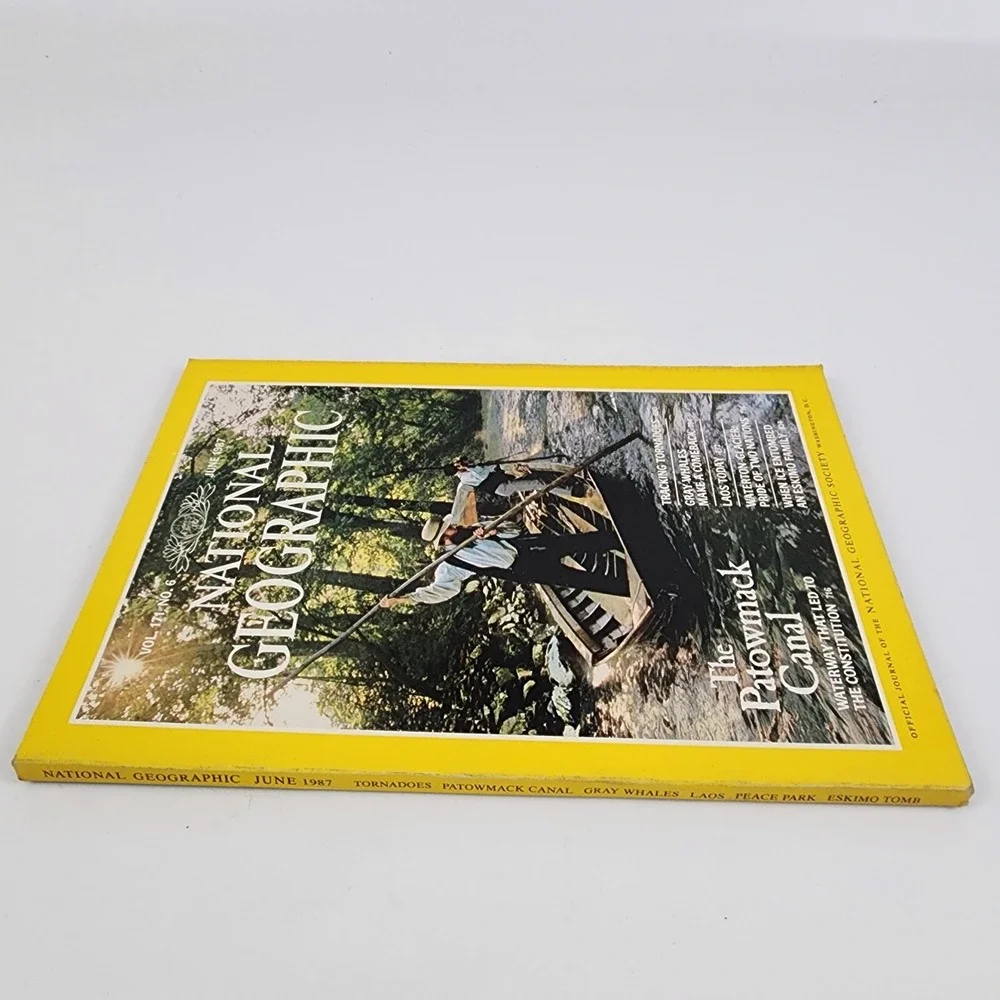 National Geographic Magazine June 1987 No  Insert